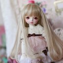 BJD 1/3 1/4  1/6人形 ドール用ウィッグ カツラ 耐熱 ハンドメイドzxww-317