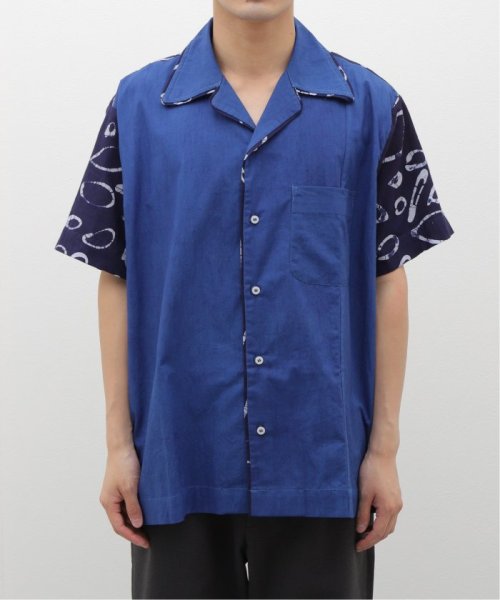 POST IMPERIAL / ポストインペリアル Ijebu S/S Combo Shirt PIMWS004－FNT－RC－7