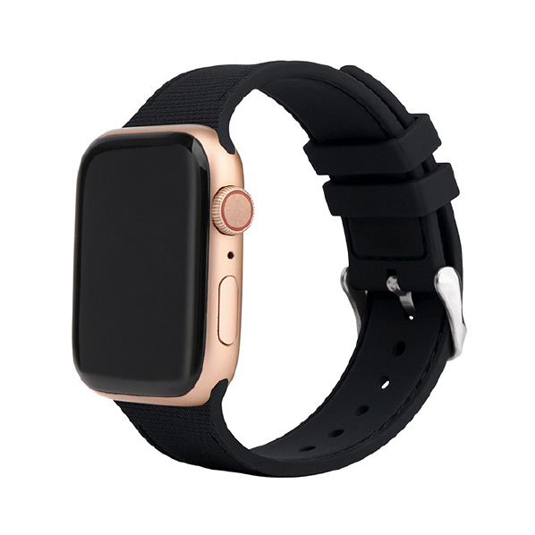 VPG Apple Watch用シリコンバンド 42-45mm ブラック AW-SIF02BK