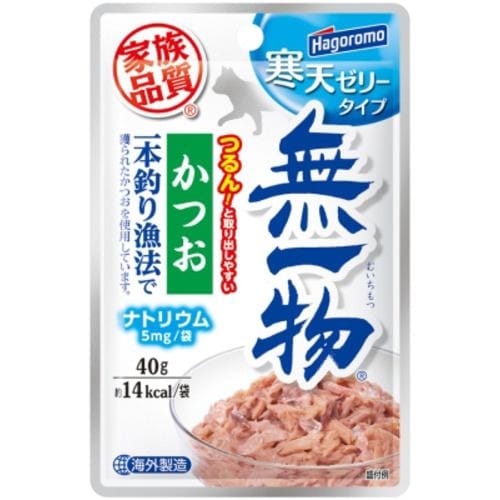 はごろもフーズ 3706 無一物寒天ゼリーパウチ かつお一本釣り漁法 40g