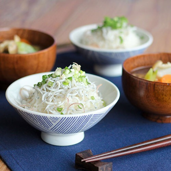 souzyu-en modern 雨　Sサイズ　ご飯茶碗　瀬戸焼