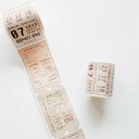 英字のマスキングテープ　tickets　[BZ104]