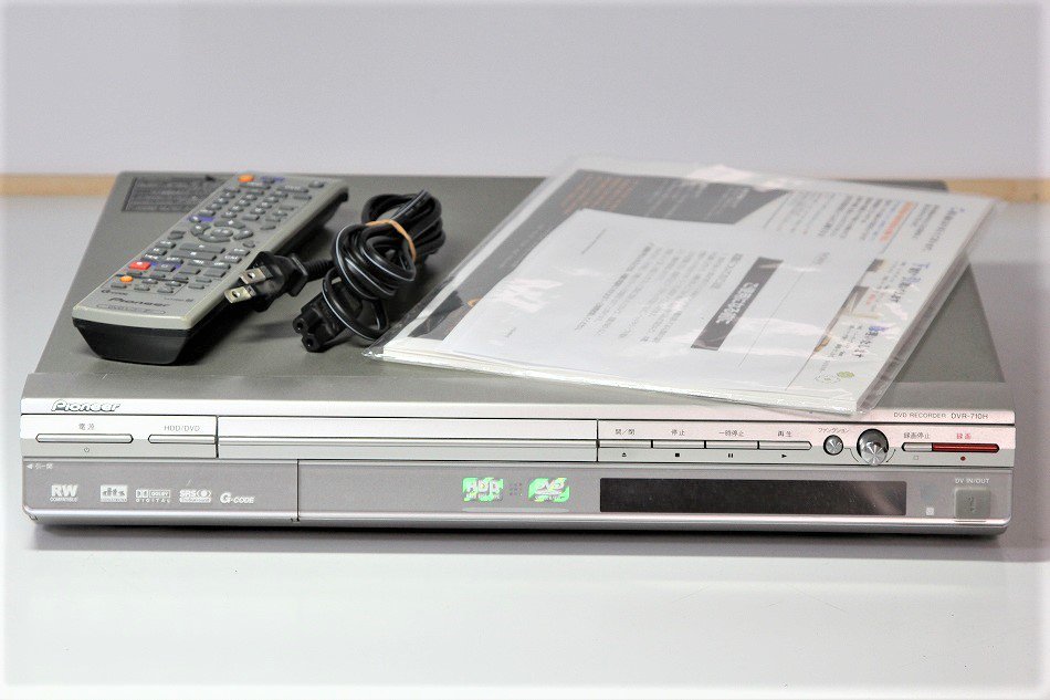 Pioneer DVR-710H 160GB HDD搭載DVDレコーダー 【中古品】