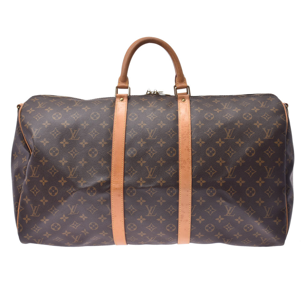 LOUIS VUITTON ルイヴィトン モノグラム キーポルバンドリエール55 ブラウン M41414 ユニセックス モノグラムキャンバス ボストンバッグ Bランク 中古 