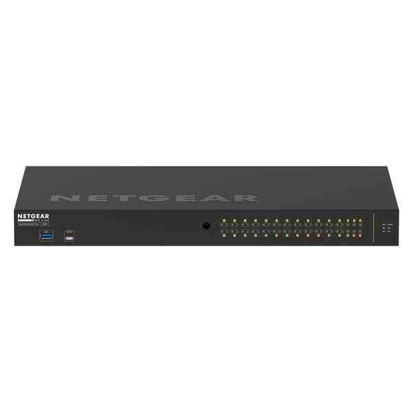 NETGEAR Inc.  ＰｒｏＡＶ向けＰｏＥ＋対応（３００Ｗ）１Ｇポート×２６　ＳＦＰスロット×４ GSM4230P-100AJS（直送品）