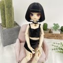 BJD 1/3 1/4  1/6人形 ドール用ウィッグ カツラ 耐熱 ハンドメイドzxww-190