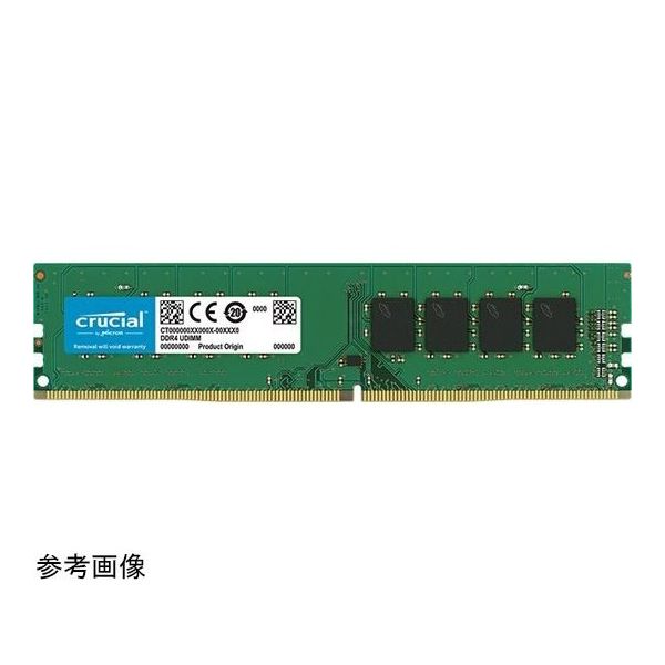 Crucial デスクトップPCメモリ 16GB DDR4 2400 CT16G4DFD824A 1個 65-1848-91（直送品）