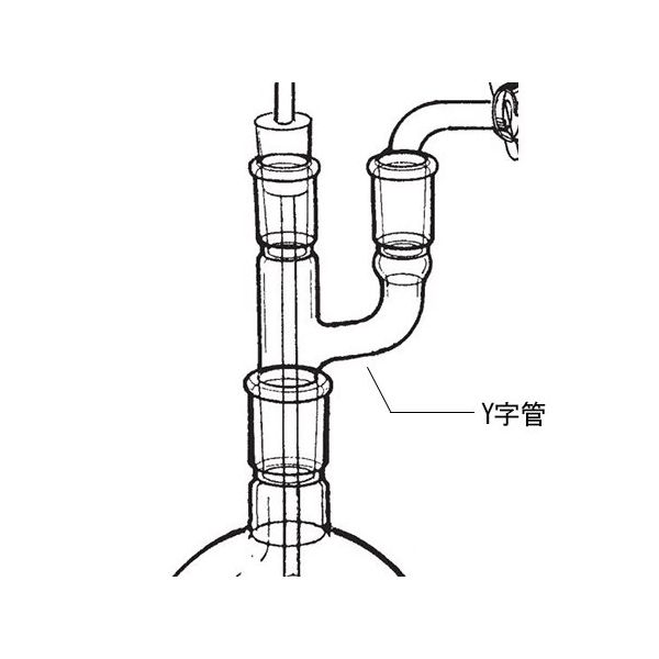 桐山製作所 Y字管 A28-1-4 1個 64-1060-55（直送品）