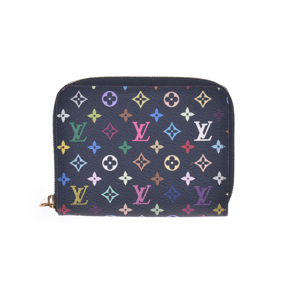 LOUIS VUITTON ルイヴィトン マルチカラー ジッピーコインパース ノワール グルナード M93740 レディース モノグラムマルチカラー コインケース Aランク 中古 