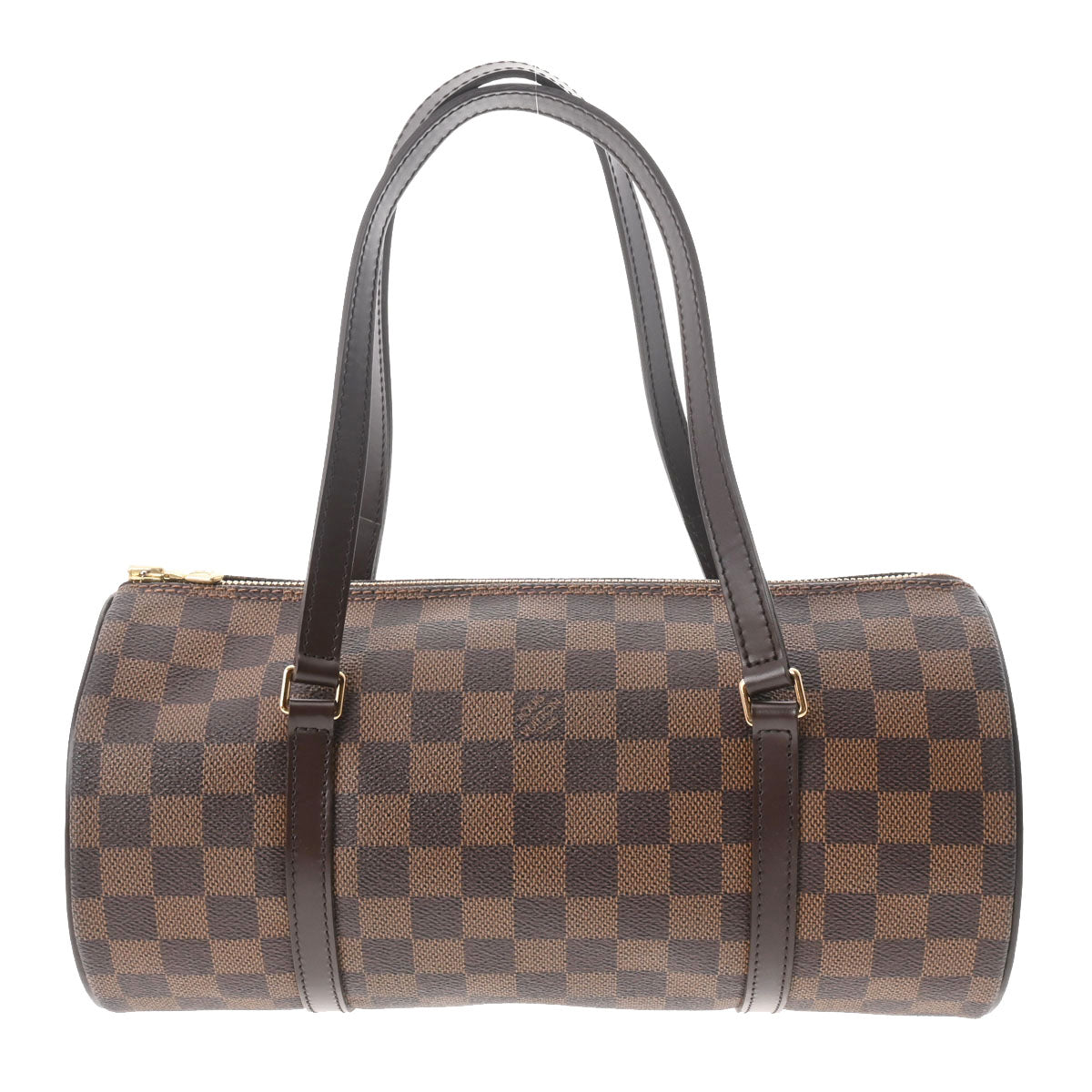 LOUIS VUITTON ルイヴィトン ダミエ パピヨンGM ブラウン N51303 レディース ダミエキャンバス ハンドバッグ 新同 中古 