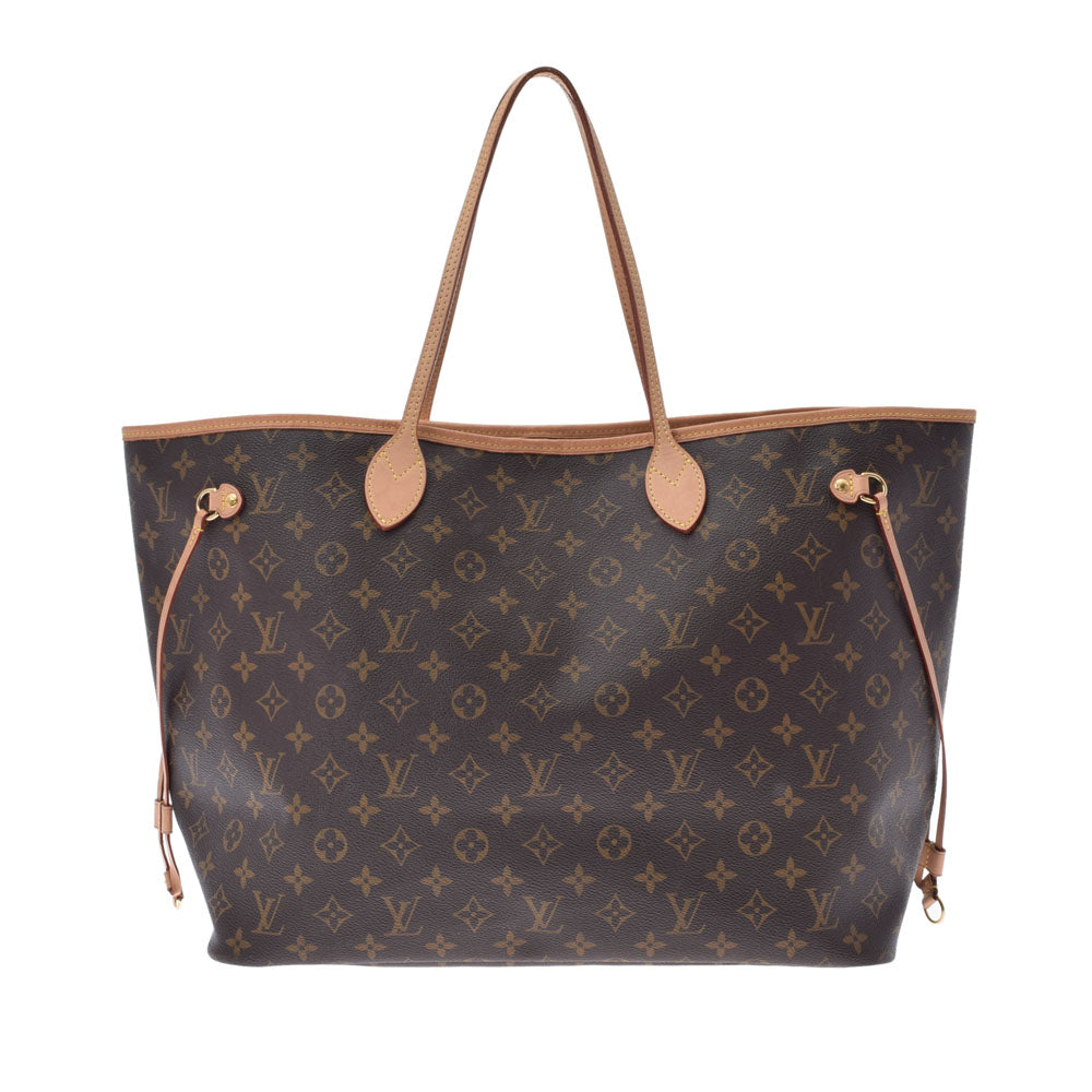 LOUIS VUITTON ルイヴィトン モノグラム ネヴァーフルGM ブラウン M40157 レディース モノグラムキャンバス トートバッグ ABランク 中古 