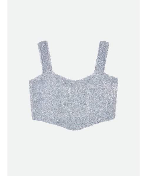 GLITTER KNIT BUSTIER