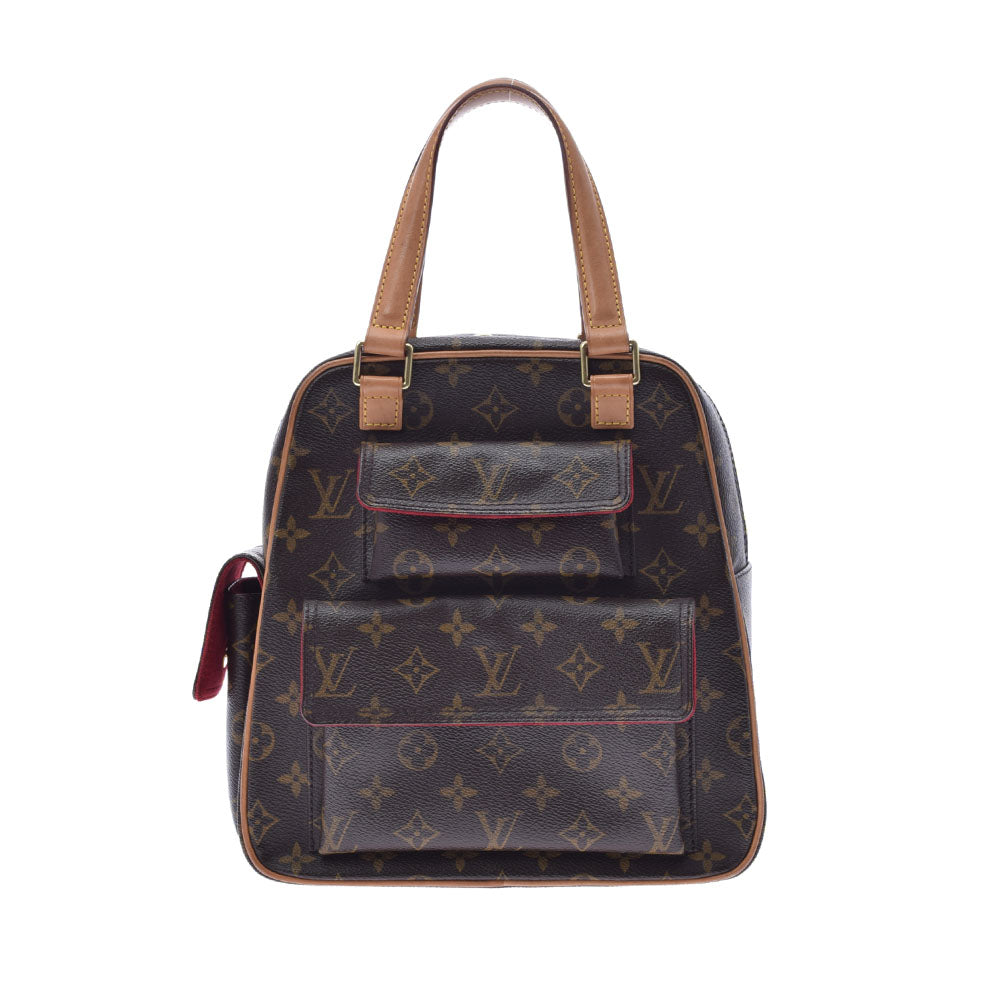 LOUIS VUITTON ルイヴィトン モノグラム エクサントリ シテ ブラウン M51161 ユニセックス モノグラムキャンバス ハンドバッグ Bランク 中古 