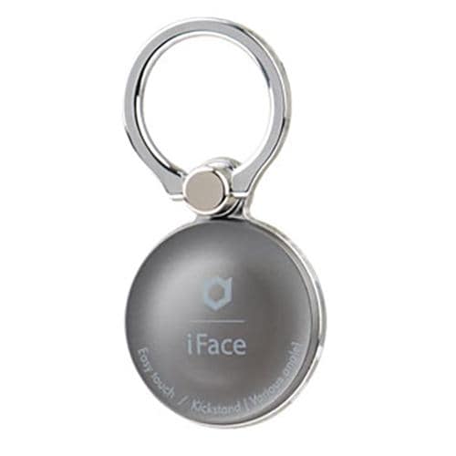 Hamee 41-893241 iFace Finger Ring Holder アウターサークルタイプ（スペースグレー）