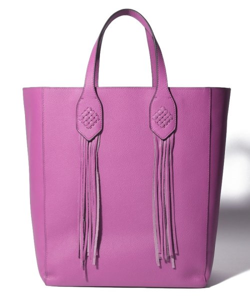 Fringe Tote in Leather