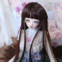 BJD 1/3 1/4  1/6人形 ドール用ウィッグ カツラ 耐熱 ハンドメイドzxww-339