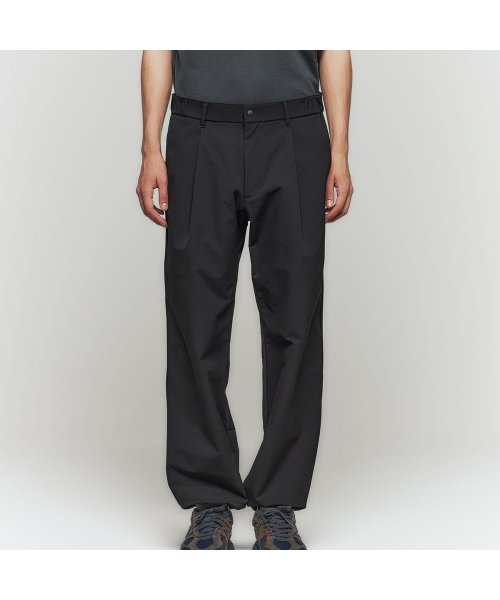 アントラック ワイドパンツ ズボン ボトムス UNTRACK ワイド 黒 ネイビー 撥水 ストレッチ性 秋冬 Wide Pants UT－A1b 60072