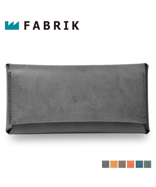 ファブリック FABRIK 長財布 メンズ レディース 本革 LONG WALLET ブラック ブラウン レッド ブルー ダーク グリーン 黒 F13011