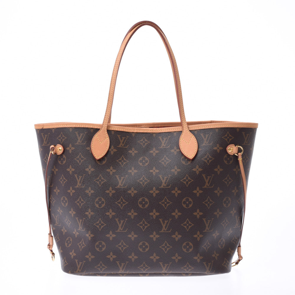 LOUIS VUITTON ルイヴィトン モノグラム ネヴァーフルMM ブラウン/スリーズ M41177 ユニセックス モノグラムキャンバス レザー トートバッグ ABランク 中古 