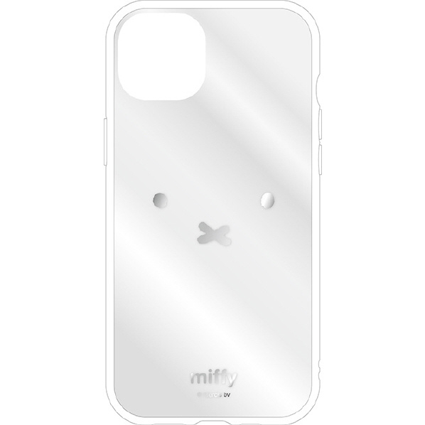 グルマンディーズ iPhone 14 Plus用耐衝撃ケース IIIIfit Clear ミッフィー フェイス MF-339B