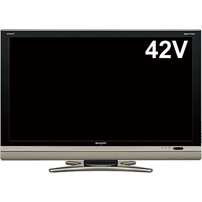 シャープ 液晶42V型地上・BS・110度CSデジタルハイビジョン液晶テレビ AQUOS ブラック系 LC-42DS6B【中古品】