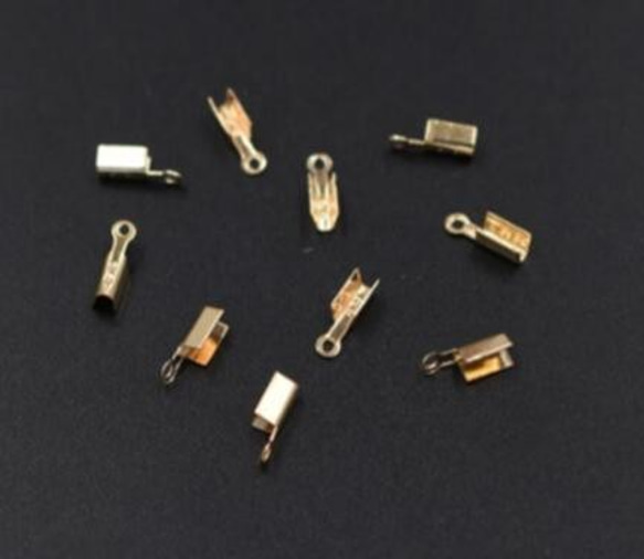 GM-073  300個 紐留めカシメ 11×3mm アクセサリーパーツ ゴールド 3X【100ヶ】