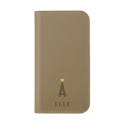 ELLE Folio Case for iPhone 15 [ Greige ] ELGRIFLIP2361 グレージュ