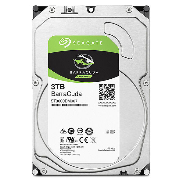 Ｇｕａｒｄｉａｎ　Ｂａｒｒａｃｕｄａシリーズ　３．５インチ内蔵ＨＤＤ　３ＴＢ　ＳＡＴＡ６．０Ｇｂ／ｓ　２５６ＭＢ ST3000DM007（直送品）