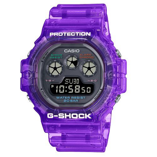 カシオ DW-5900JT-6JF G-SHOCK JOYTOPIA 20気圧防水 スケルトンモデル