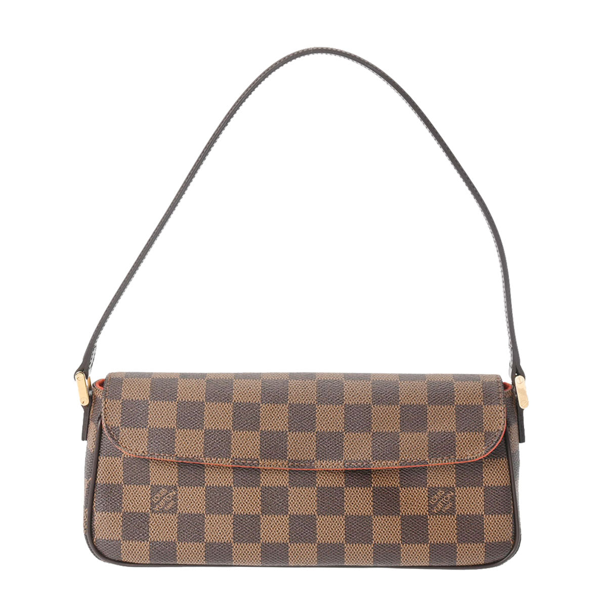 LOUIS VUITTON ルイヴィトン ダミエ レコレータ セミショルダー ブラウン N51299 レディース ダミエキャンバス ハンドバッグ Aランク 中古 