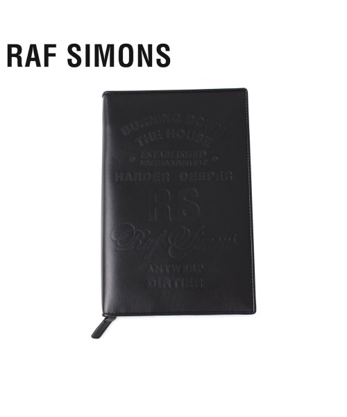 ラフ シモンズ RAF SIMONS 財布 長財布 メンズ BIG ZIPPED WALLET ブラック 黒 192－941