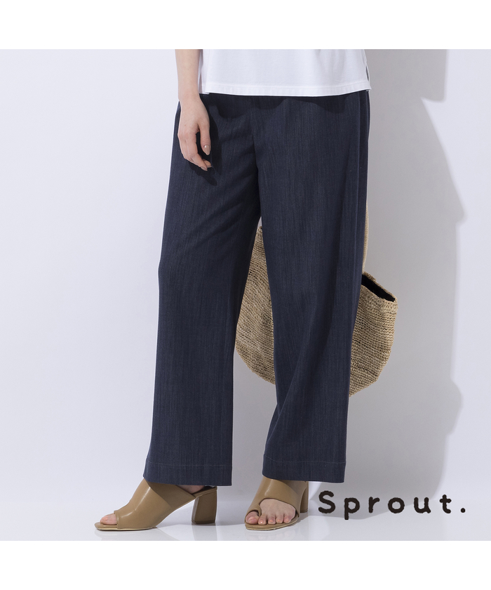 リリアンビューティ/【Sprout.】ウエストタック　デニムパンツ