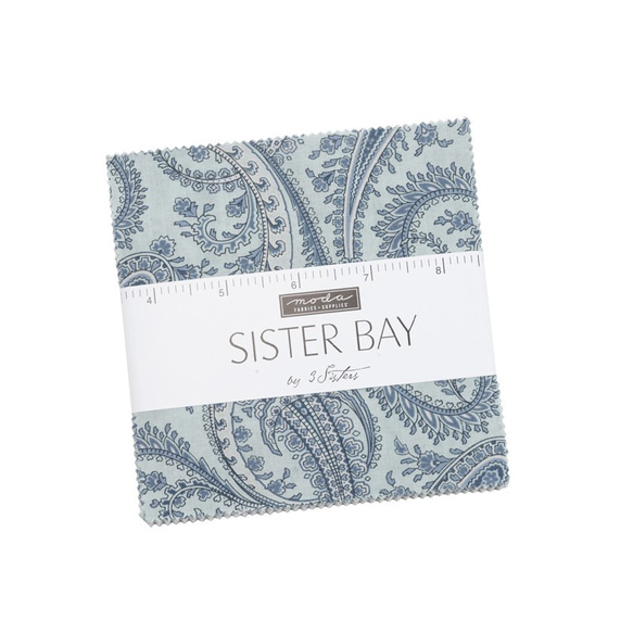 「Sister Bay」moda Charm Pack（カットクロス42枚）3 Sisters