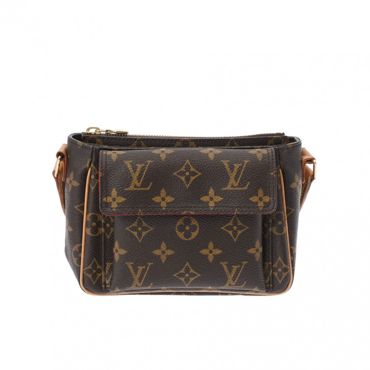 LOUIS VUITTON ルイヴィトン モノグラム ヴィバシテ PM ブラウン M51165 レディース モノグラムキャンバス ショルダーバッグ Bランク 中古 