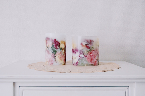 After bouquet Candle 2set