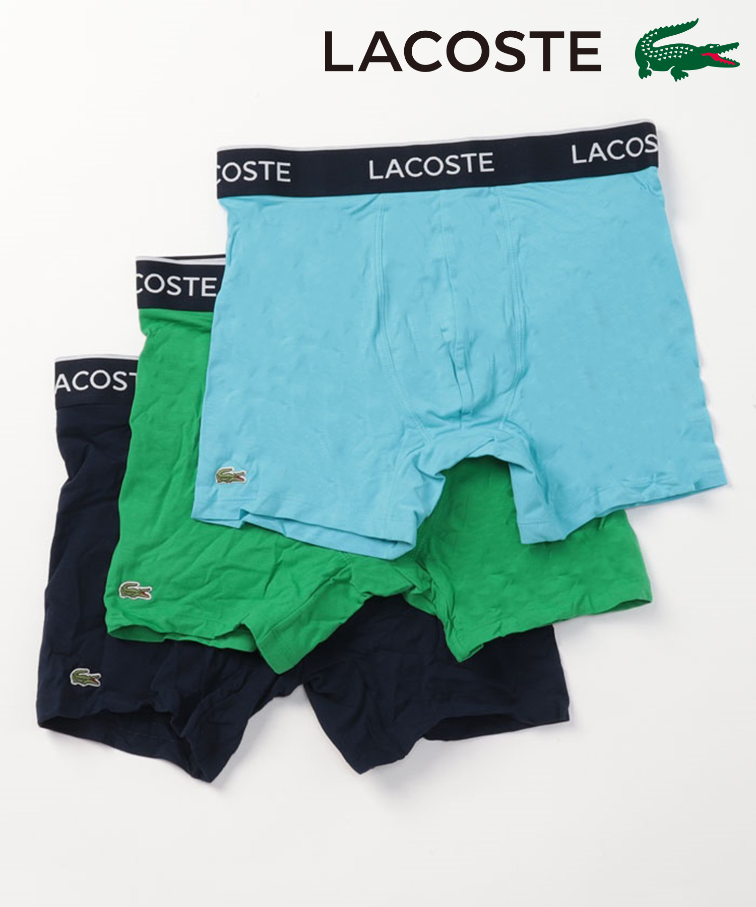 ラコステ/【LACOSTE / ラコステ】ボクサーパンツ 3枚セット 6H3420 父の日 ギフト･･･