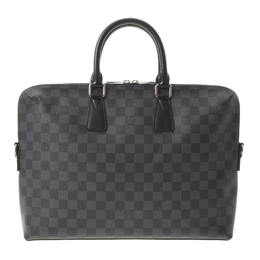 LOUIS VUITTON ルイヴィトン ダミエ グラフィット PDV PM  黒/グレー N41478 メンズ ダミエグラフィットキャンバス ビジネスバッグ Aランク 中古 