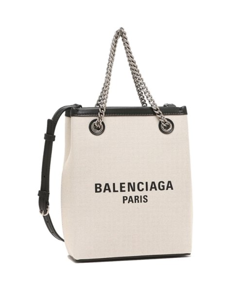 バレンシアガ ショルダーバッグ ハンドバッグ ホワイト ブラック レディース BALENCIAGA 761303 2AAOK 9260