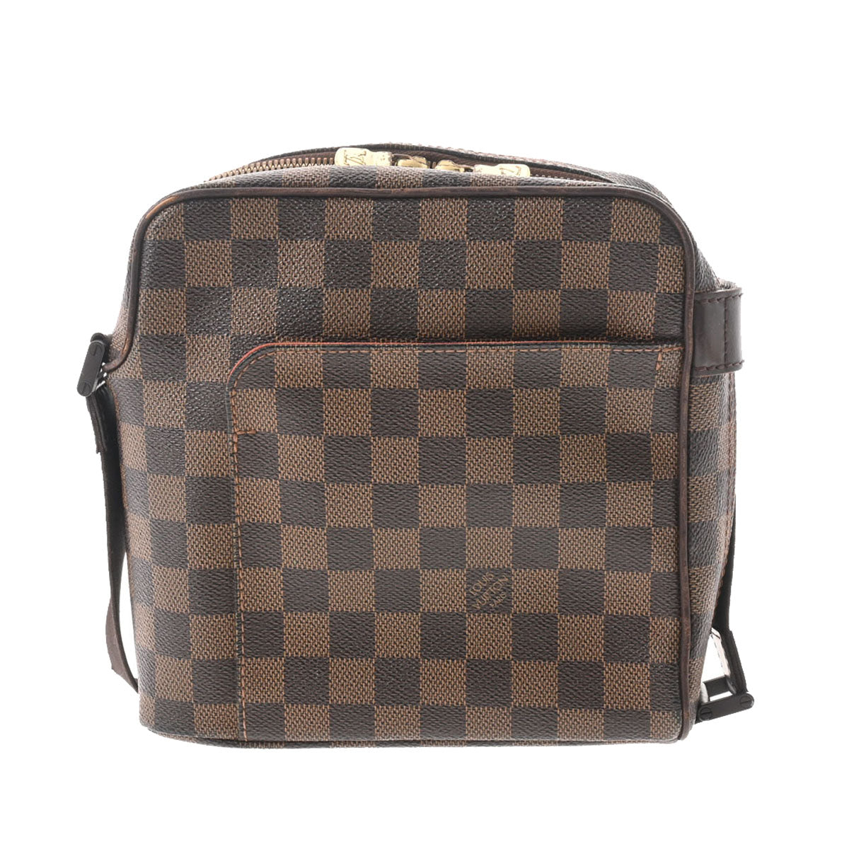 LOUIS VUITTON ルイヴィトン ダミエ オラフ PM ブラウン N41442 ユニセックス ダミエキャンバス ショルダーバッグ Bランク 中古 