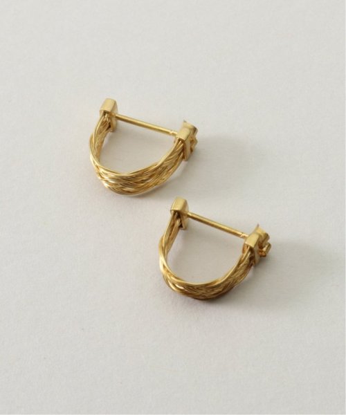 【GIGI/ジジ】cable knitted earrings