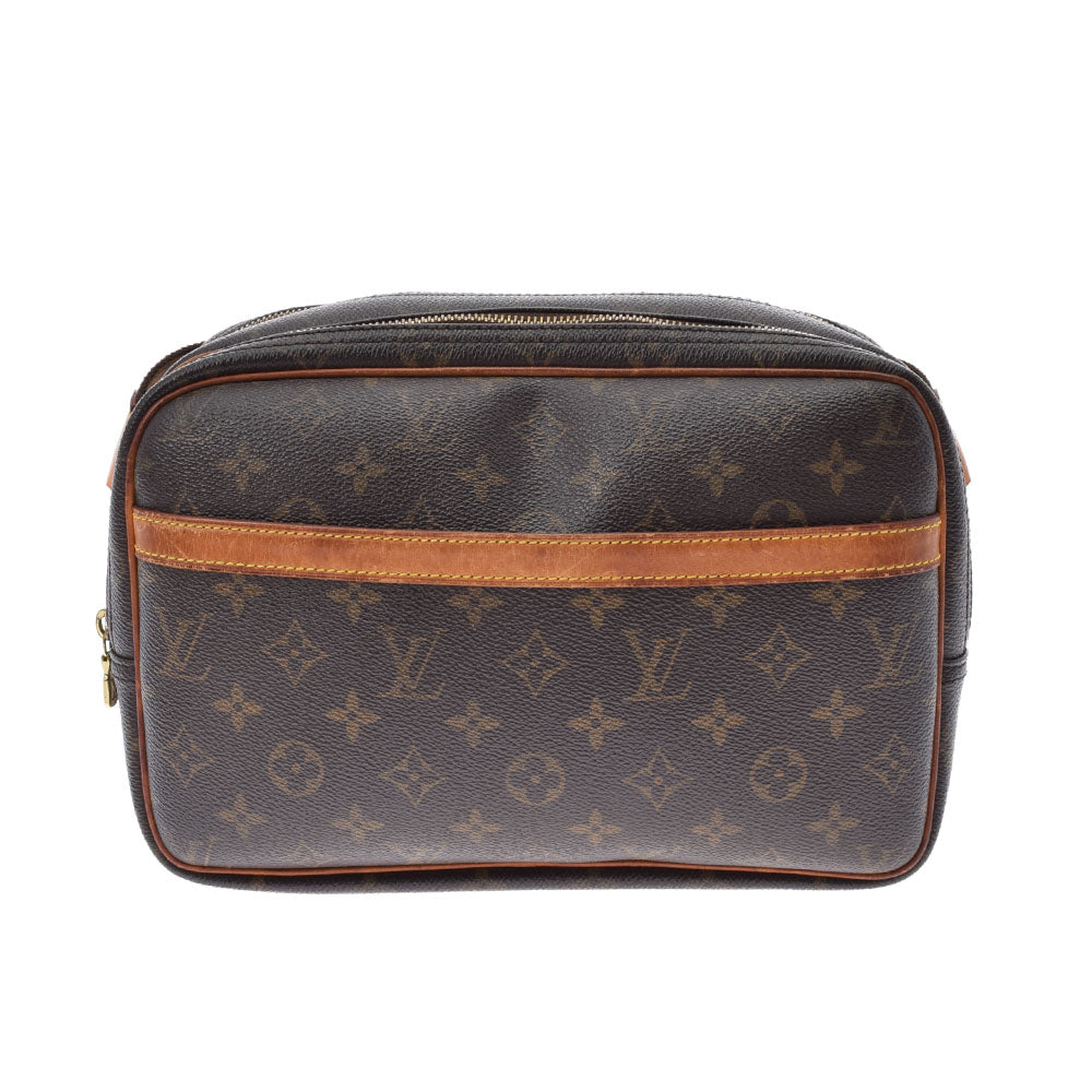 LOUIS VUITTON ルイヴィトン モノグラム リポーター PM ブラウン M45254 ユニセックス モノグラムキャンバス ショルダーバッグ Bランク 中古 