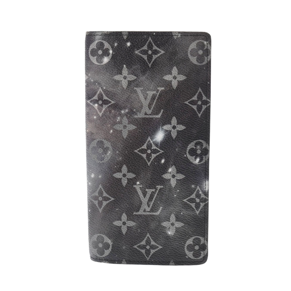 LOUIS VUITTON ルイヴィトン モノグラムギャラクシー ポルトフォイユブラザ グレー M63871 メンズ モノグラムギャラクシー 長財布 Aランク 中古 