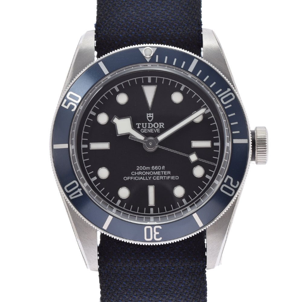 【2025の人気アイテム】 TUDOR チュードル ヘリテージ ブラックベイ 79230B メンズ SS/ナイロン 腕時計 自動巻き 黒文字盤 Aランク 中古 _画像1