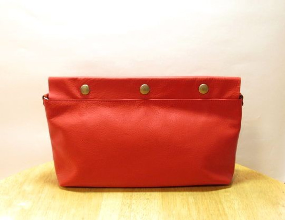 ショルダー・クラッチバッグ　＜JH clutch / red＞