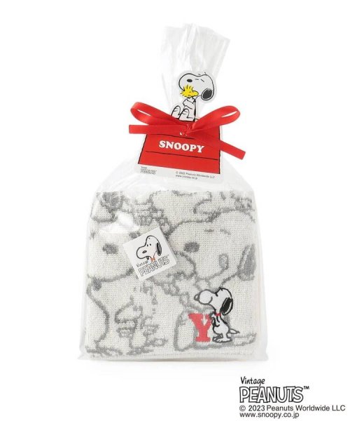 ◆SNOOPY イニシャルミニタオル Y