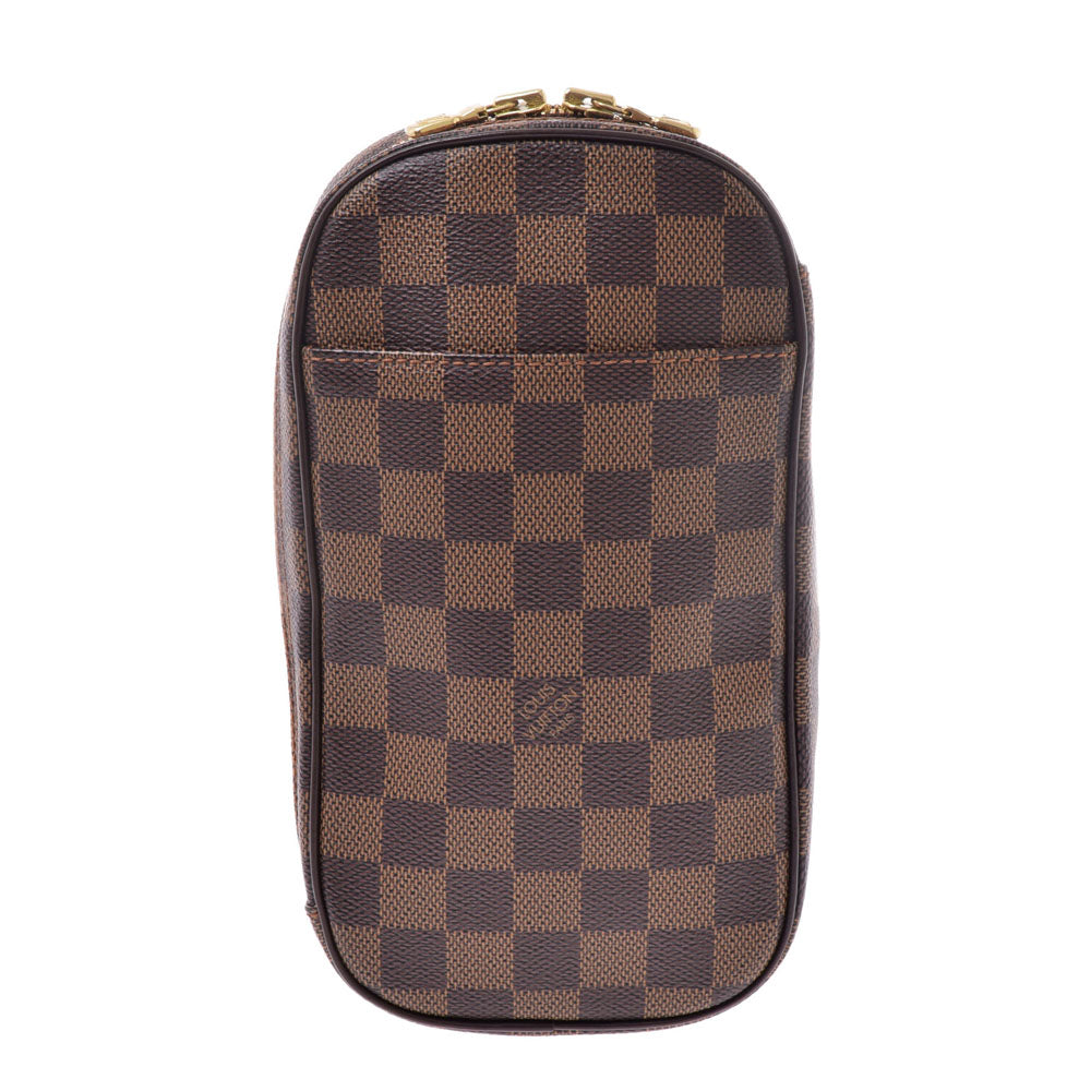 LOUIS VUITTON ルイヴィトン ダミエ ポシェットガンジュ SPオーダー ブラウン N48048 ユニセックス ボディバッグ Aランク 中古 