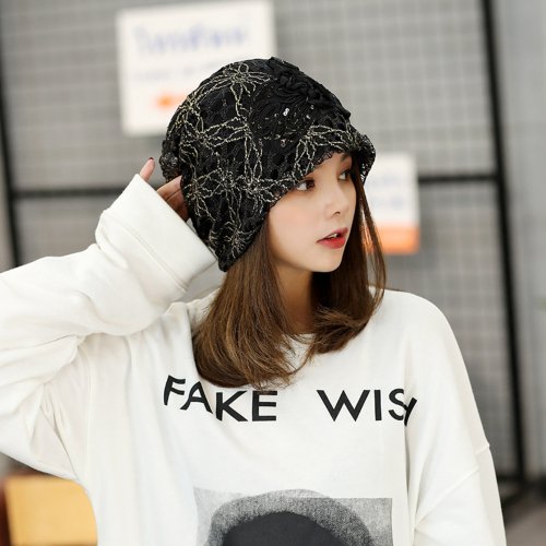 帽子 レース レディース kbeanie03