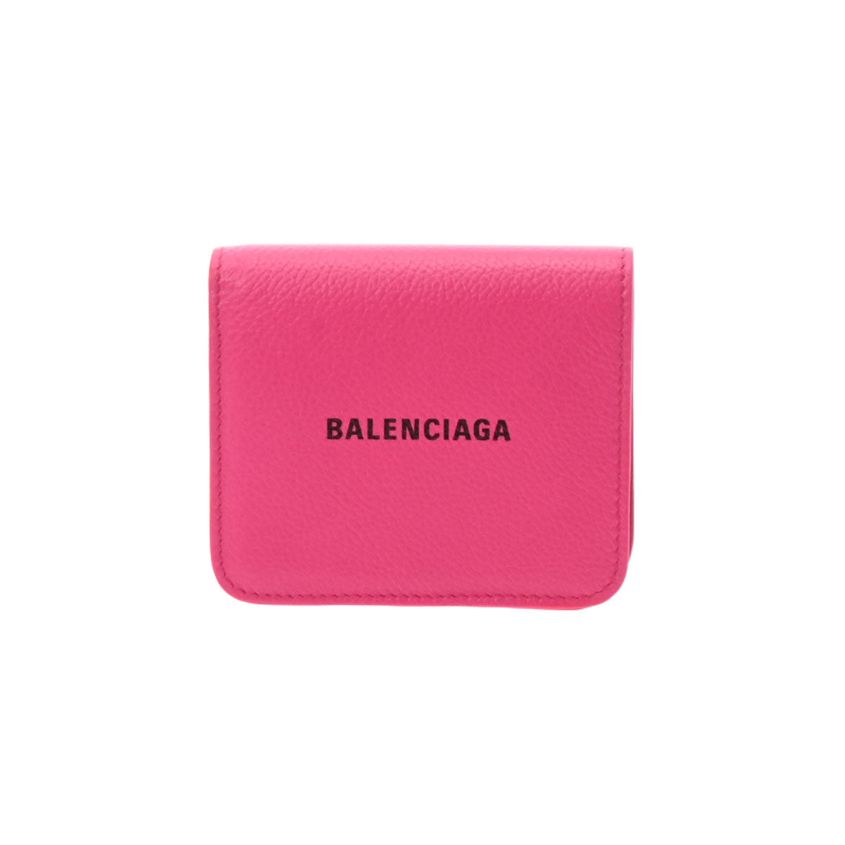 BALENCIAGA バレンシアガ エブリデイ 二つ折財布 ピンク 594216 レディース レザー 二つ折り財布 Aランク 中古 