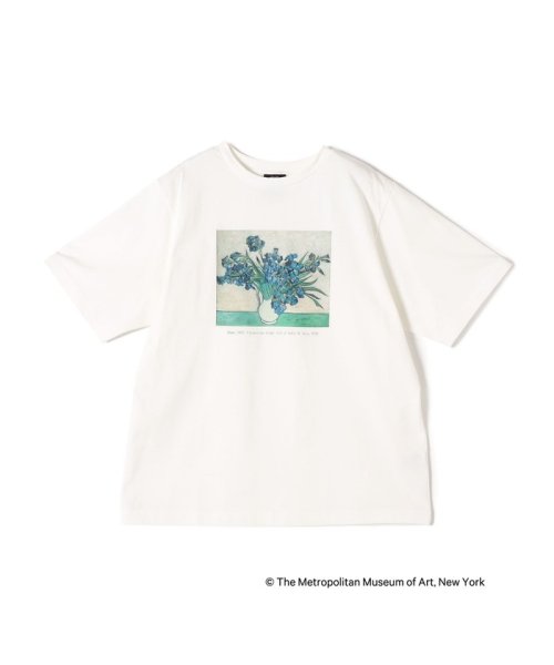 SHIPS Colors:THE MET GOGH IRISES コラボ プリント Tシャツ