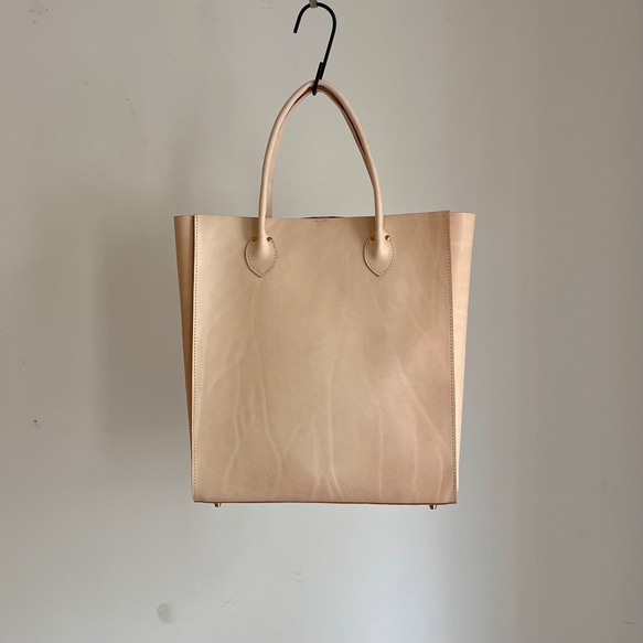 plain tote bag　姫路レザー